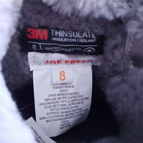 Joe Fresh Faux-Fur Winter Boots size 8 - Picture 9 of 11